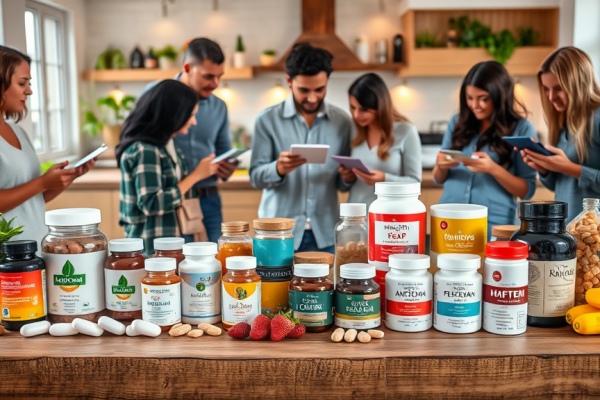 광고성 건강 정보 건강 보조제와 영양제 추천