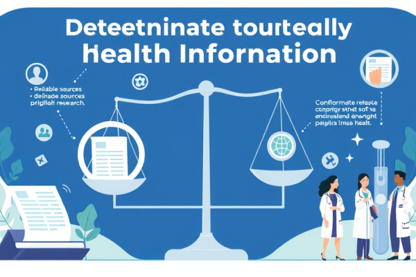 신뢰할 수 있는 건강 정보 구별법