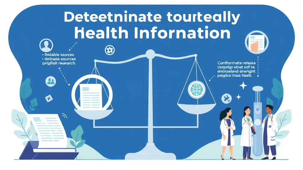 신뢰할 수 있는 건강 정보 구별법