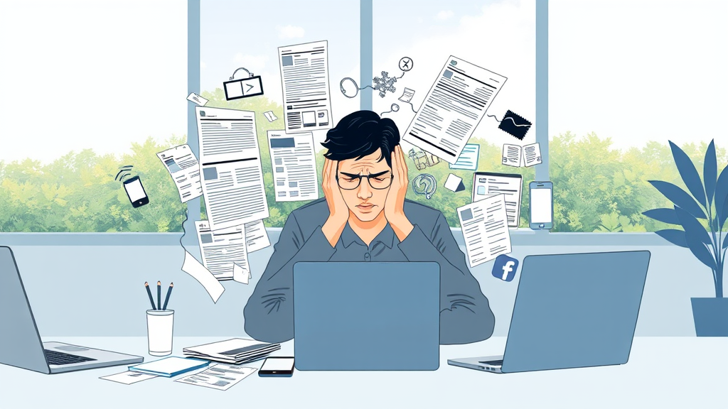 정보 과부하 증상과 해결 방법 이해하고 극복하기