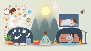 몸 상태 급변 원인 스트레스, 운동 부족, 수면 부족의 영향