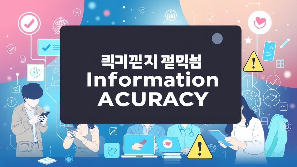 인터넷 건강 정보의 신뢰성과 정확한 정보 찾기