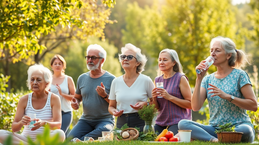 노화 예방과 건강한 생활 습관의 관계
